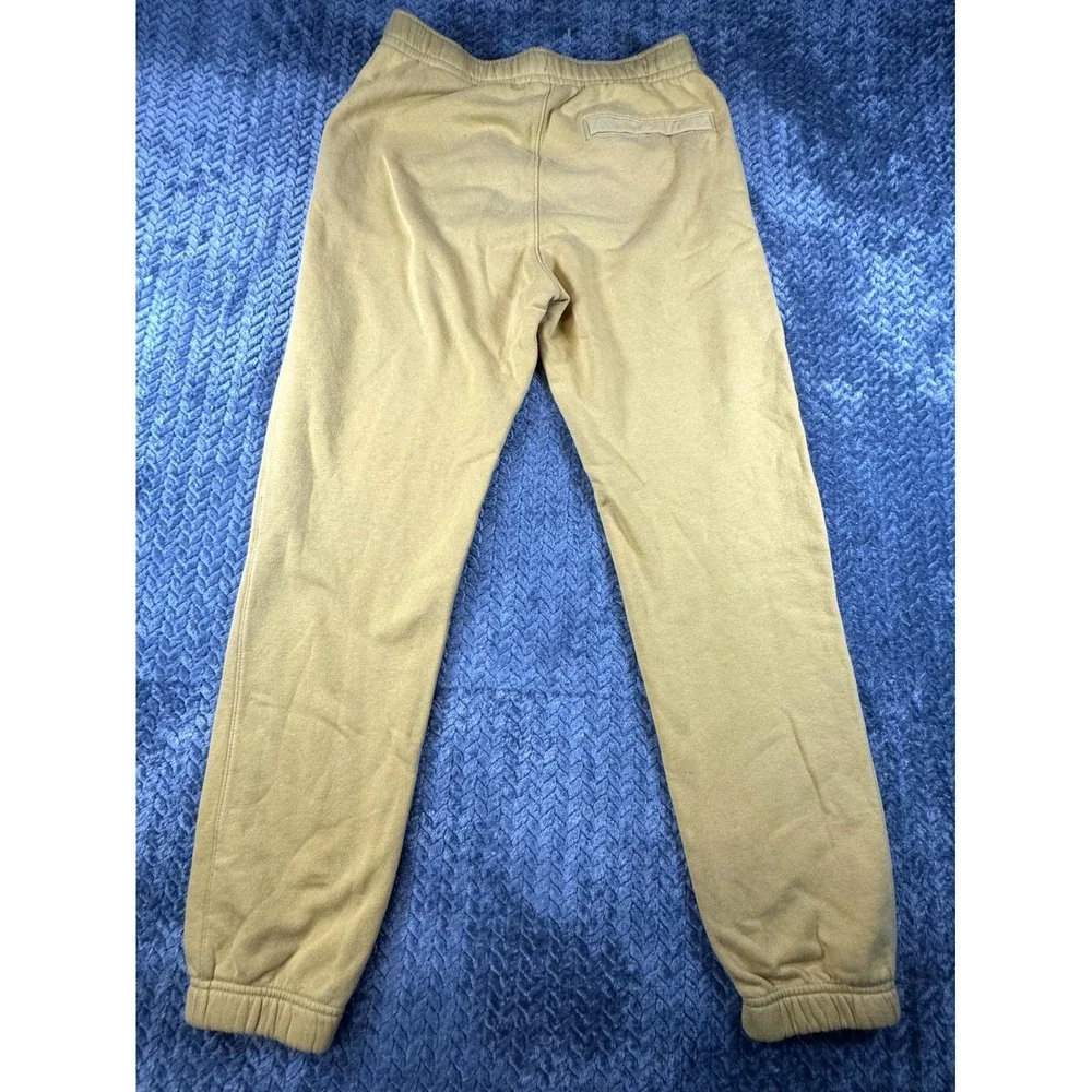 Nike Club Jogger Pant Mens Medium Yellow Strike Fleece Lined Gym Sportswear‎